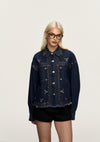 Giacca da donna con denim