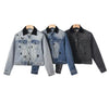 Giacca di jeans a farfalla