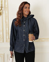 Giacca da donna con denim