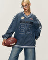 Felpa in denim