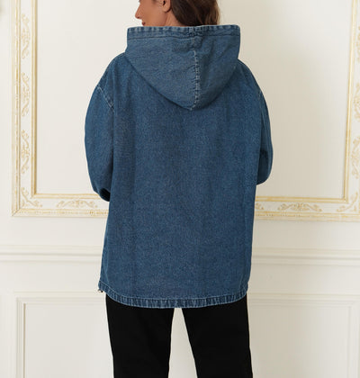 Felpa in denim