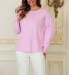 Maglia comfort con le maniche lunghe