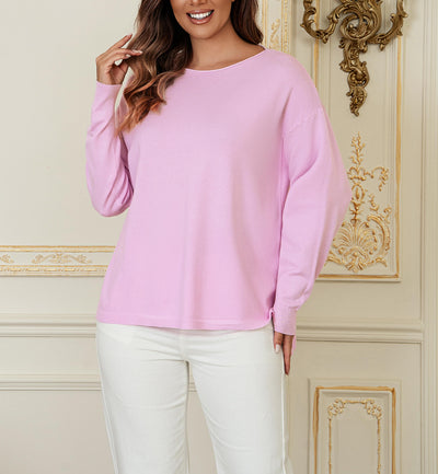 Maglia comfort con le maniche lunghe