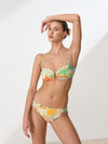 Bikini da donna in  multicolore da 3 pezzi