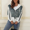 Felpa da donna con denim