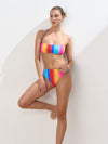 Bikini da donna multicolore  REVERSIBILE