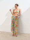 Bikini da donna in  multicolore da 3 pezzi