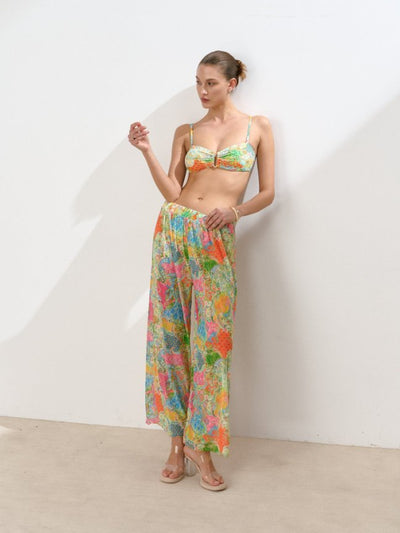 Bikini da donna in  multicolore da 3 pezzi