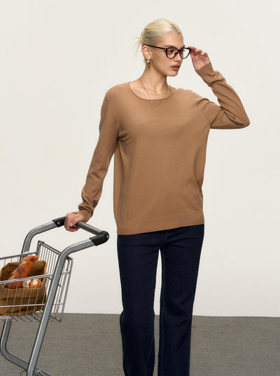 Maglia da donna tinta unita