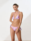 Bikini da donna con motivo multicolore