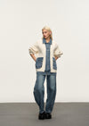 Giacca da donna con denim