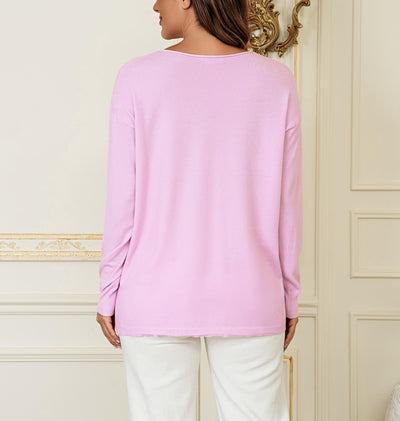 Maglia comfort con le maniche lunghe