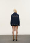 Giacca da donna con denim