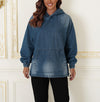 Felpa in denim