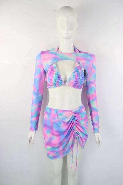 Bikini da donna multicolore da   3 pezzi