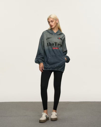 Felpa in denim