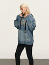 Felpa in denim