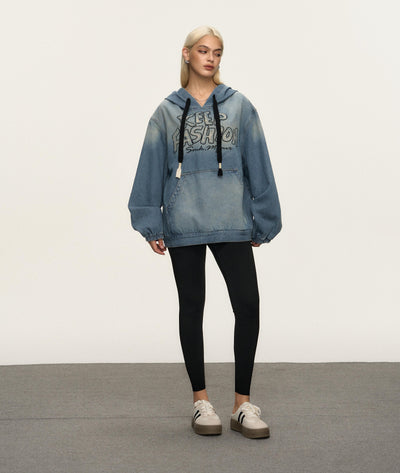 Felpa in denim
