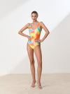 Costume da bagno multicolore reversibile