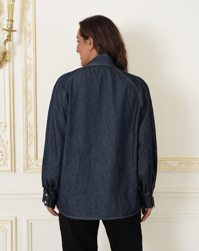 Giacca da donna con denim