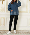 Felpa in denim