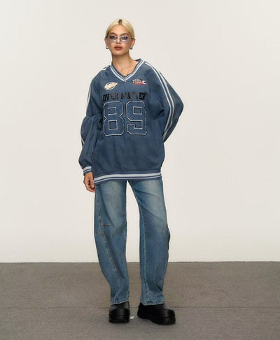 Felpa in denim