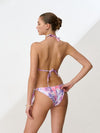 Bikini da donna con motivo multicolore
