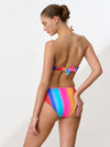 Bikini da donna multicolore  REVERSIBILE
